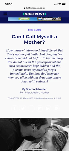 Stillbirth Miscarriage Sharon Schurder