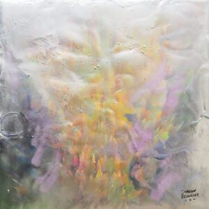 Gold silver luxurious crystal painting