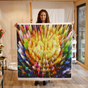 Strength Giclée Fine Art Canvas Print from The Burst Collection
