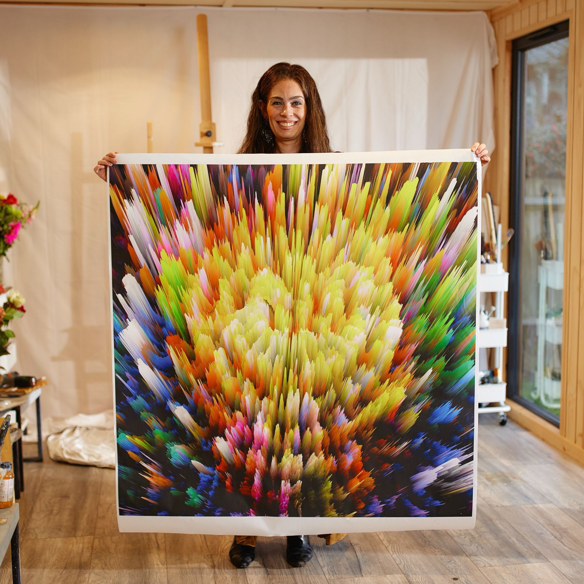 Strength Giclée Fine Art Canvas Print from The Burst Collection