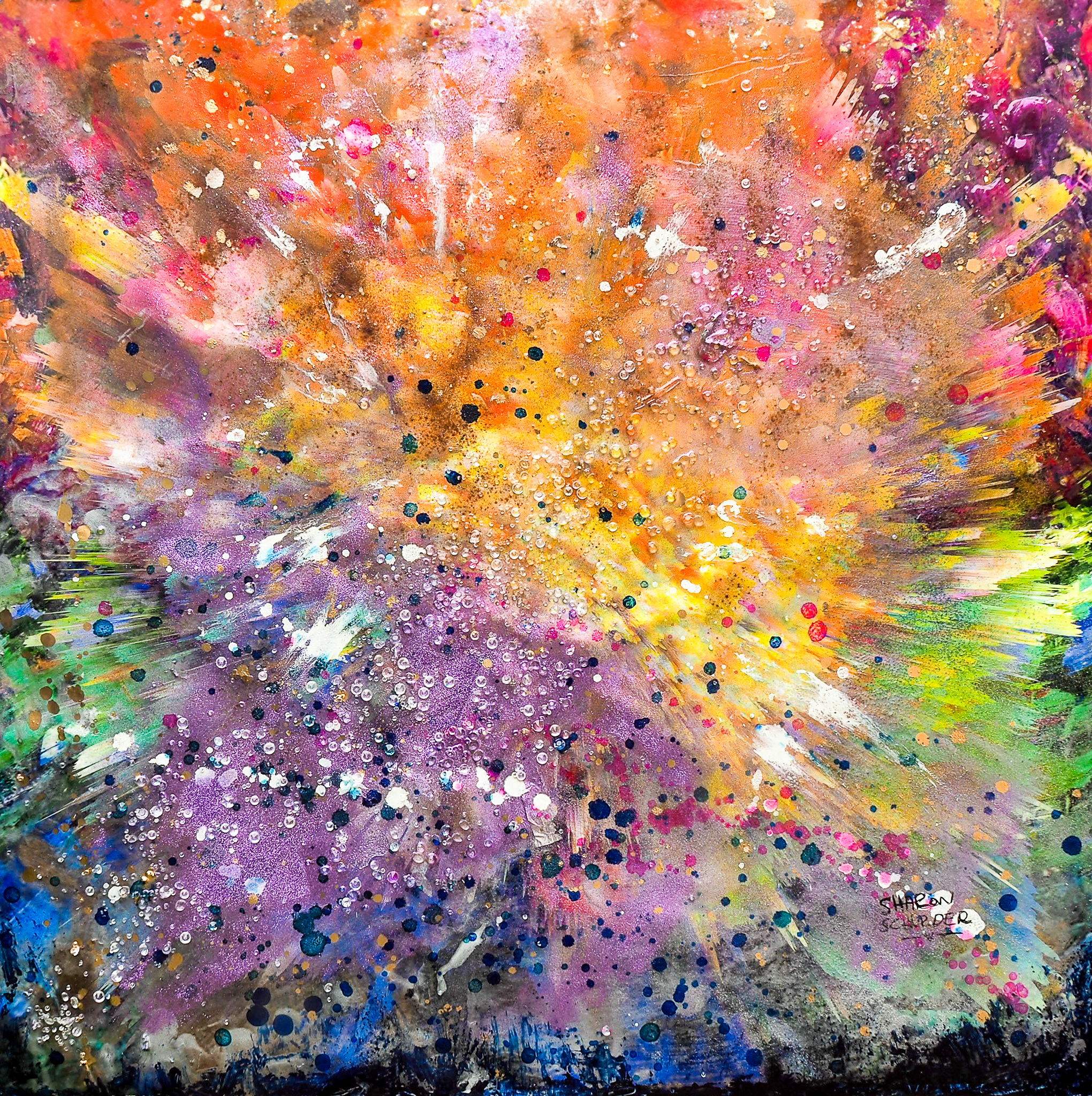 Sharon Schurder Art Burst Abstract Art